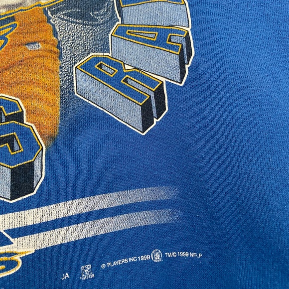 Vintage 1999 Kurt Warner St Louis Rams Crewneck - Picture 5 of 7